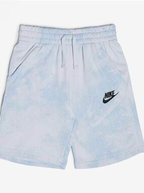 Nike Sportswear Magic Club Boys Tie-Dye Shorts Blue Small Athletic Basketball